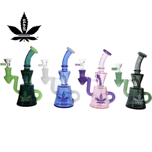 ALEAF 7 INCH TORNADO RECYCLER DAB RIG GLASS WATER PIPE 250GM